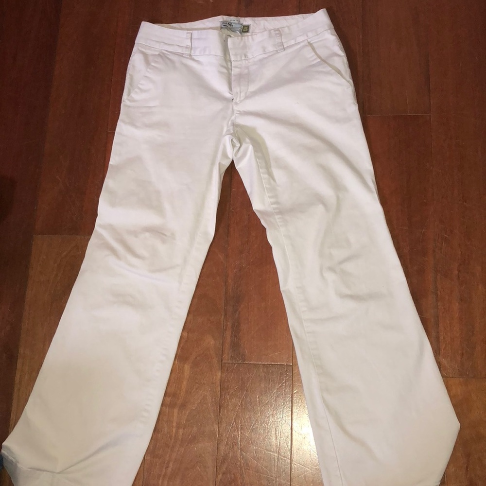 low waist stretch slacks